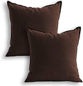 Jeanerlor Set of 2 Decorative Cotton Linen Chair Throw Pillow Case, Sofa by Jeanerlor