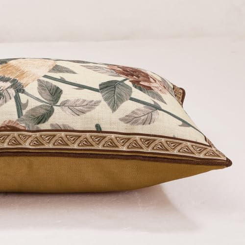 patdrea Designer Vintage Linen Throw Pillow Cover - Image 4