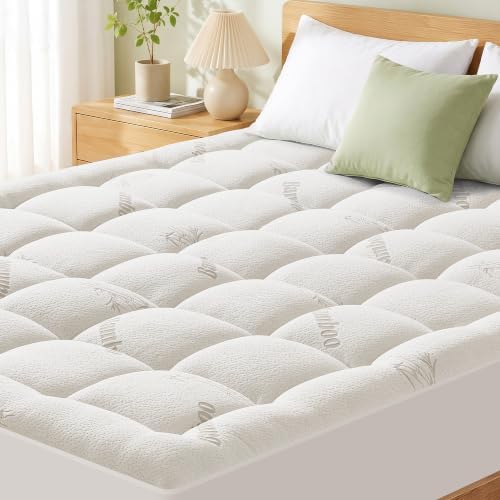 Mattress Pad California King Size, Cooling Pillow Top Mattress Topper, Ultra by GRUSIGN