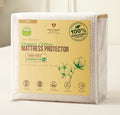 Deluxe Organic Cotton Percale Crib Mattress Protector Waterproof – Premium 280 by MATTSHIELDORIGINAL