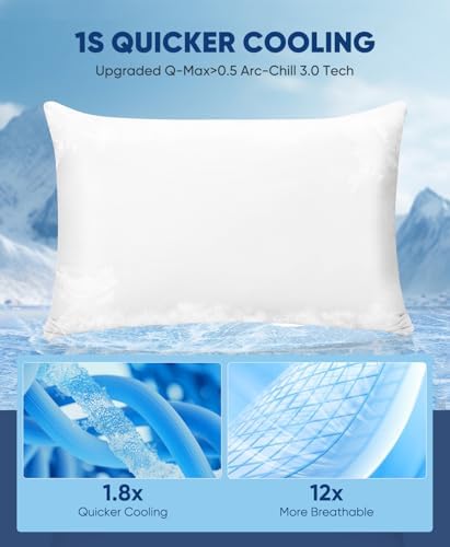 LUXEAR Cooling Pillow Cases for Hot Sleepers Set of 2 - Image 2