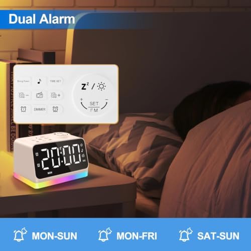 JALL Digital Alarm Clock with FM Radio - Image 4