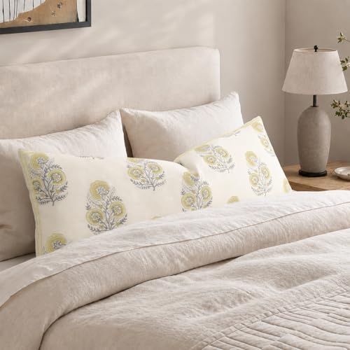 Vintage Floral 14x36 Lumbar Pillow Cover - Image 3