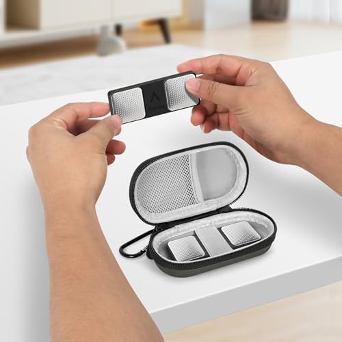 Mini Oval Earbud Case, Hard Shell Pocket Pouch Bag - Image 7