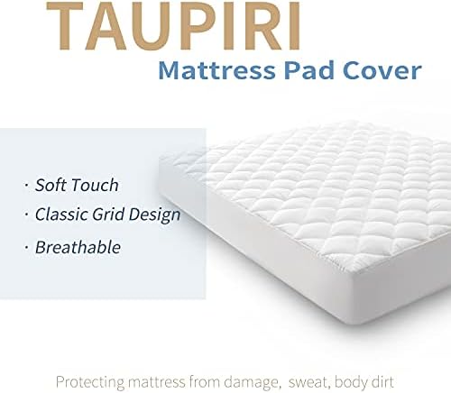 Taupiri Twin Quilted Mattress Pad Cover - Image 2