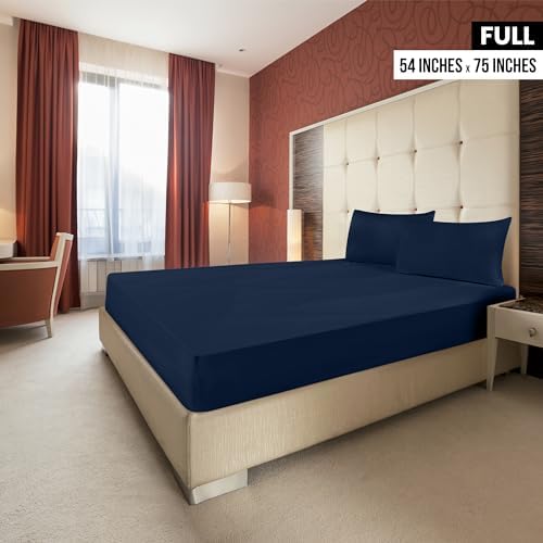 Pack of 2 Full Fitted Sheet, Fits Up to 15 Inch Deep Pocket - Image 2