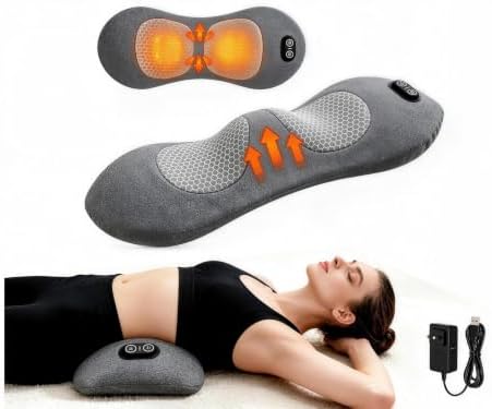 2026 Upgraded 3‑in‑1 Corded Electric Lumbar Support Pillow, Lower Back Massager by YOUCHNEGZHIFAN