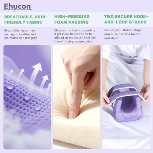 3D Heel Protectors for Pressure Sores, Ankle Elevation Pillow Foot Support - Image 3
