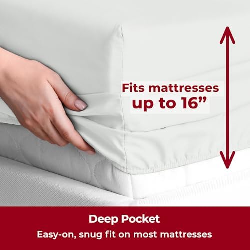 Mellanni Iconic 5-Piece, Ultra Soft Sheet Set - Image 5