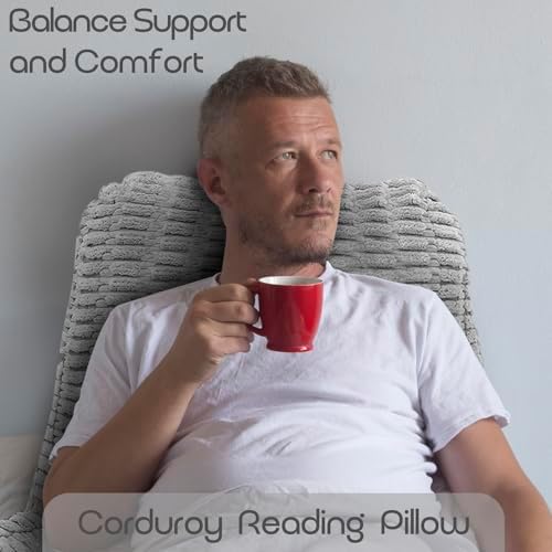 Reading Pillows for Sitting in Bed Adult, Back Rest Pillow for Sitting in Bed - Image 2