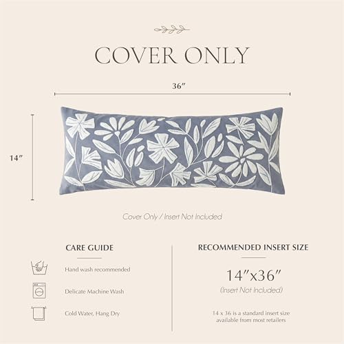 BlissBlush Long Lumbar Pillow Cover 14x36 - Image 6
