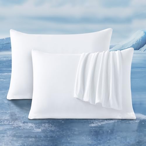 LUXEAR Cooling Pillow Cases for Hot Sleepers, King Size by Luxear