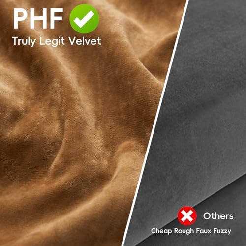 PHF Truly Velvet Euro Shams 26"x26", Rusty Burnt Orange, No Insert, 2 Pack - Image 4