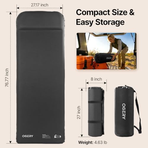 OGERY Self-Inflating Sleeping Pad - Image 6