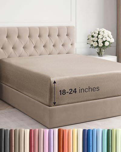 CGK Linens Extra Deep Cal King Fitted Sheet Only by CGKUnlimited