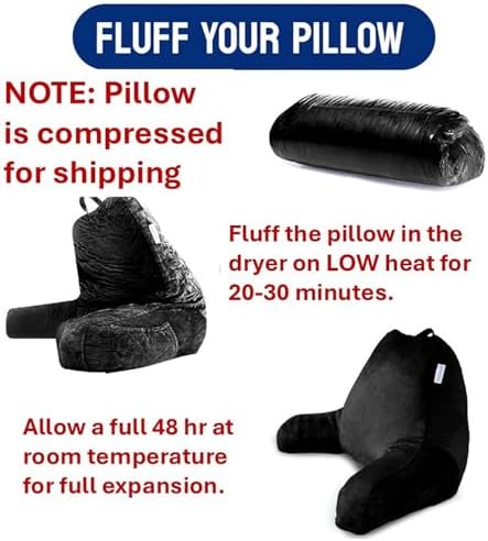 ComfortSpa Reading Pillow with Arms Pockets - Image 2