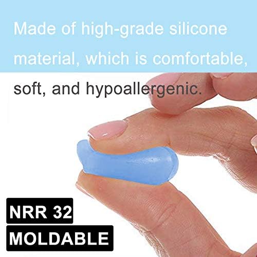Ear Plugs for Sleeping, Reusable Silicone Moldable Noise Cancelling Sound - Image 4