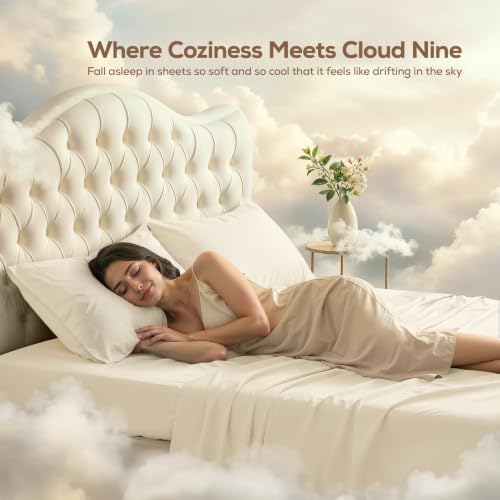 King Sheets Set, 4 Pieces 16" Deep Pocket Hotel Luxury Bed Sheets - Image 4