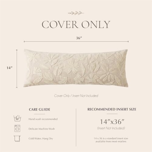 BlissBlush 14x36 Lumbar Pillow Cover - Image 6