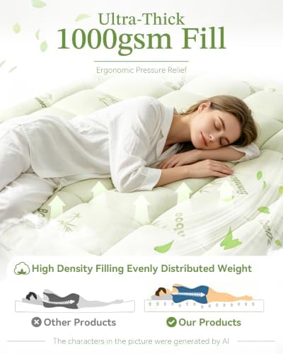 Bamboo Mattress Topper - Image 4