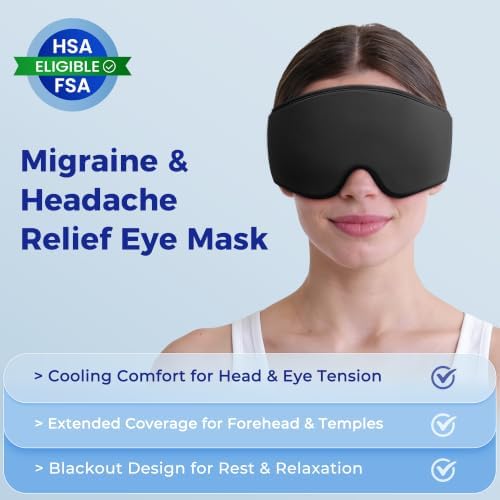 Cooling Gel Eye Mask for Puffy Eyes, Reusable Cold Compress, Soft Gel Fit - Image 3