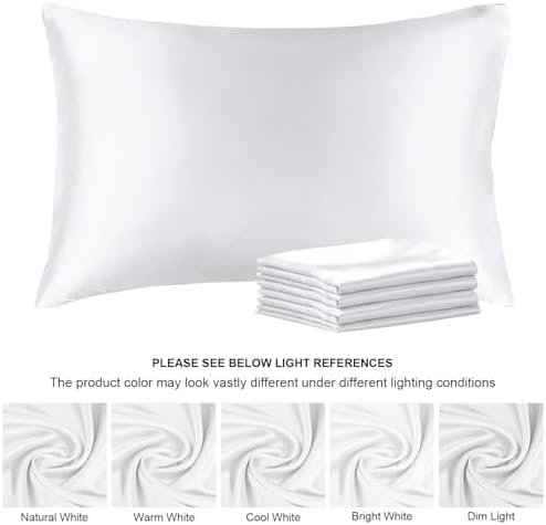 BEDELITE Satin Pillowcases, Small King 20x36 Inch - Image 7