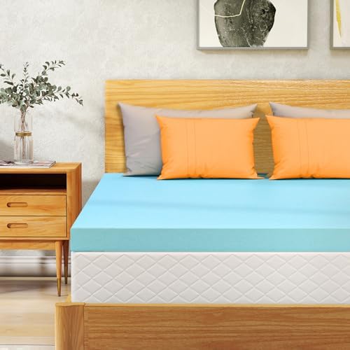 VALUXE King Mattress Topper 4 Inch Cooling Gel Memory Foam by VALUXE