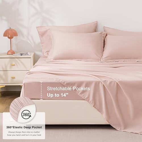 Love's cabin California King Comforter Set Blush Pink, 7 Pieces California King - Image 6