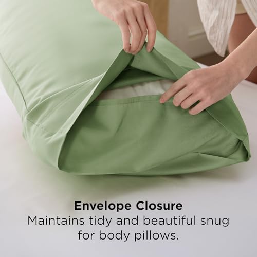 Bedsure PureWoven Body Long Pillowcase, 100% Rayon Derived from Bamboo - Image 6