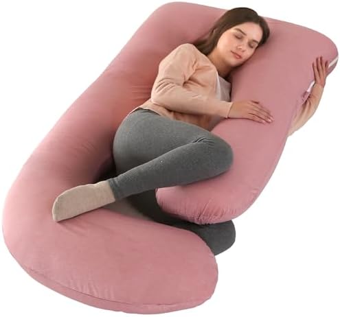 BATTOP Pregnancy Pillows for Sleeping- U Shaped Full Body Maternity Pillow by BATTOP