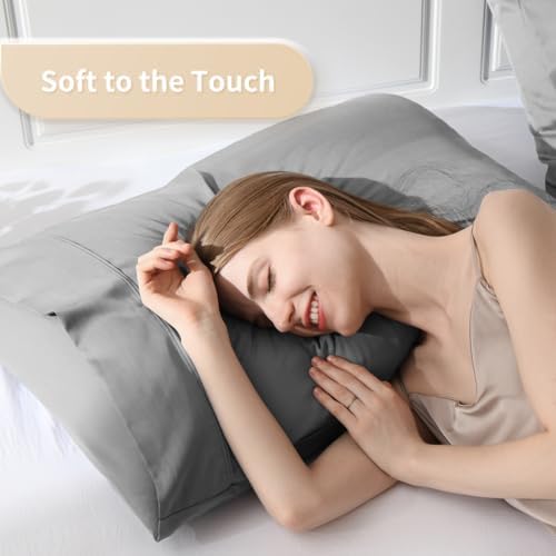 Queen Pillowcases, Cooling Viscose from Bamboo Pillow Covers - Image 3