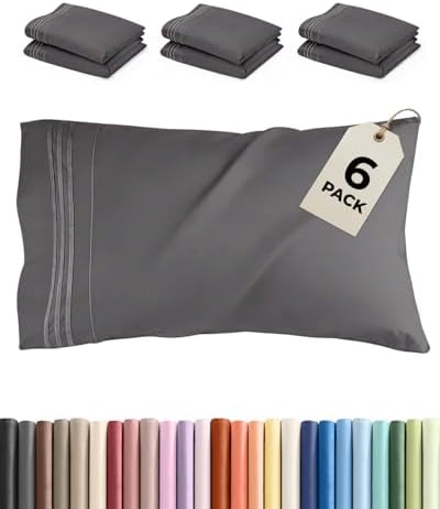 King Standard Pillow Cases Set of 6 by CGKUnlimited