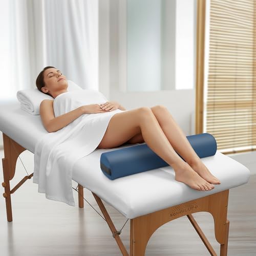 Saloniture 3/4 Round Massage Table Bolster Under-Knee Pillow Pad - Image 2