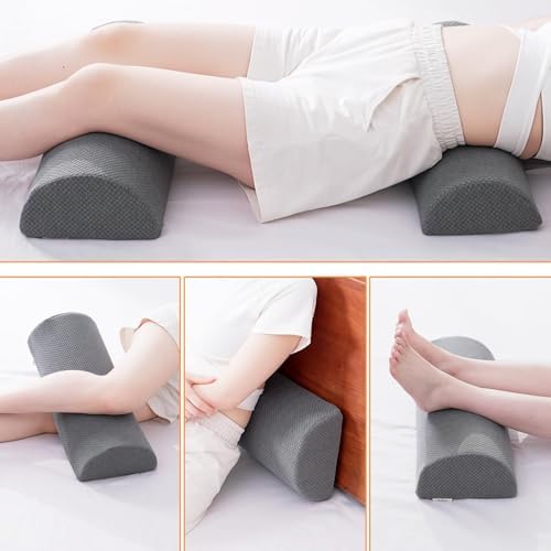 2PCS Knee Pillow for Sleeping, Half Moon Bolster Pillow for Neck, Ankle Foot & - Image 5