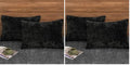 PHF Truly Velvet Pillowcases Standard Size, No Insert, 4 Pack Ultra Soft by PHF