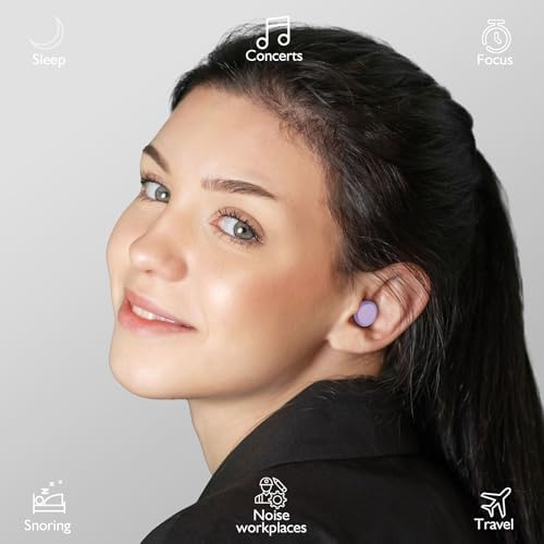 Jayine 2 Pairs Ear Plugs for Sleeping, Soft Full Silicone Ear Plugs for Noise - Image 6