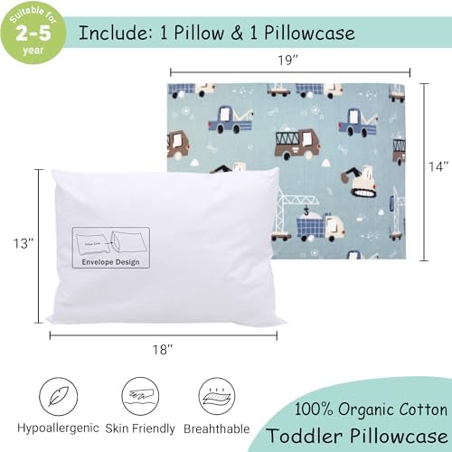ZPECC Toddler Pillow with Pillowcase - Image 2