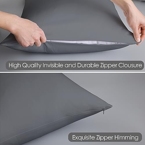 100% Egyptian Cotton Standard Size Pillow Protectors - Image 5