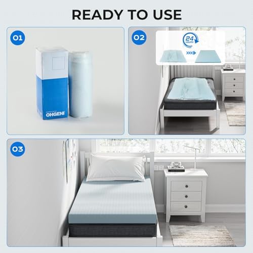 OhGeni Mattress Topper Pad, Soft Bed Cover - Image 4
