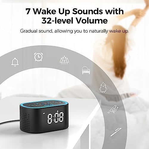 REACHER Digital Alarm Clock & White Noise Sound Machine - Image 3