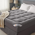 OLANLY Full Bamboo Viscose Cooling Mattress Topper, Light Gray by OLANLY
