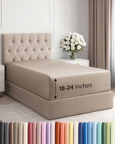 CGK Linens Extra Deep Twin Fitted Sheet Only by CGKUnlimited