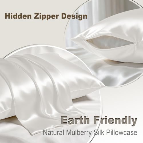 LYSHIN Silk Pillow Cases 2 Pack Standard Size - Image 2