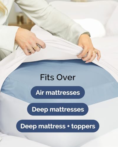 CGK Linens 2 Pack Extra Deep Full Fitted Sheets - Image 7