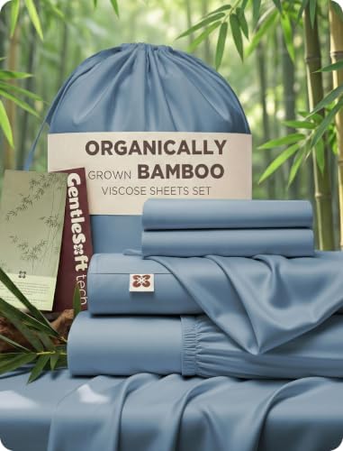 Bedsure PureWoven 100% Viscose Derived from Bamboo, Queen Sheets by BEDSURE