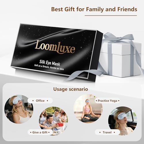 Sleep Mask Silk Eye Mask for Men Sleeping Mask, Adjustable Elastic Strap for - Image 7
