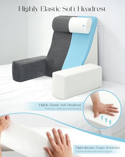 Seniny 22" Reading Pillow for Bed Adult - Image 3