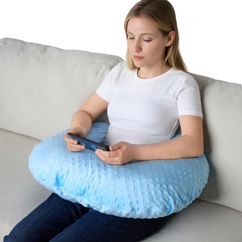 Reading Pillow for Gaming Reading Crochet, U Shaped Arm Support Pillow by Rushanpeace