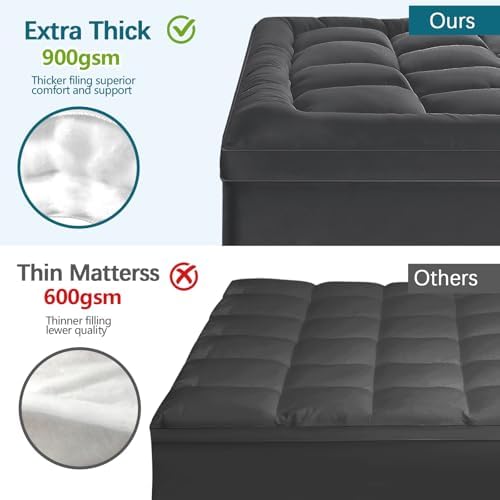CYMULA Mattress Topper Short Queen Size - Image 3