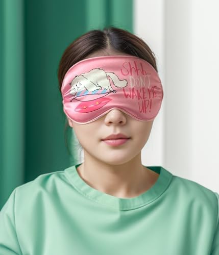 ANTI BASIC Funny Silk Sleep Masks - Image 4